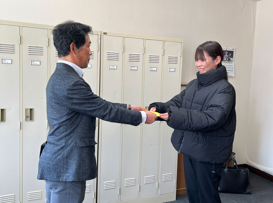 入社式